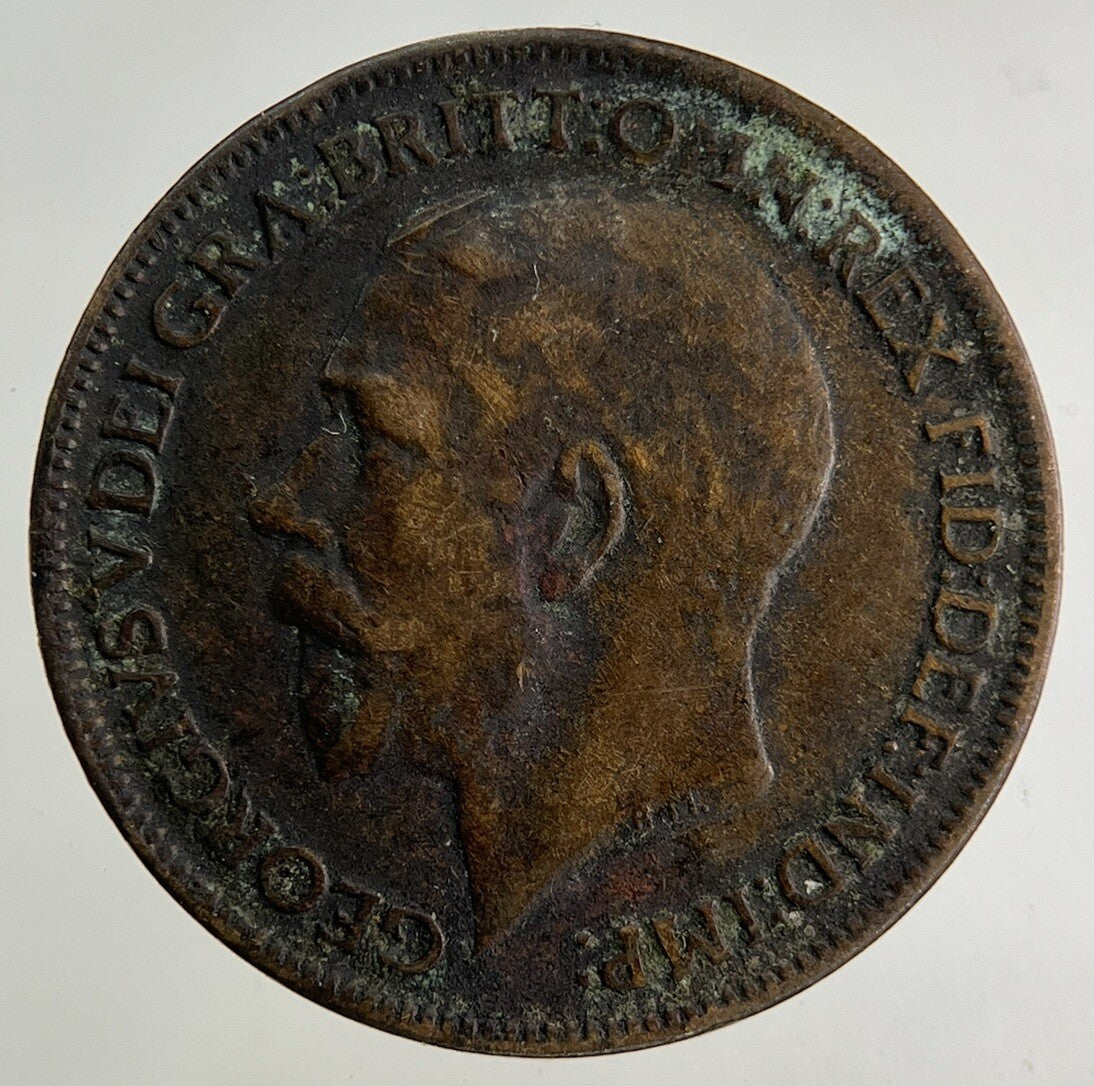 1914 George V Farthing Coin | Fine Collectable Grade