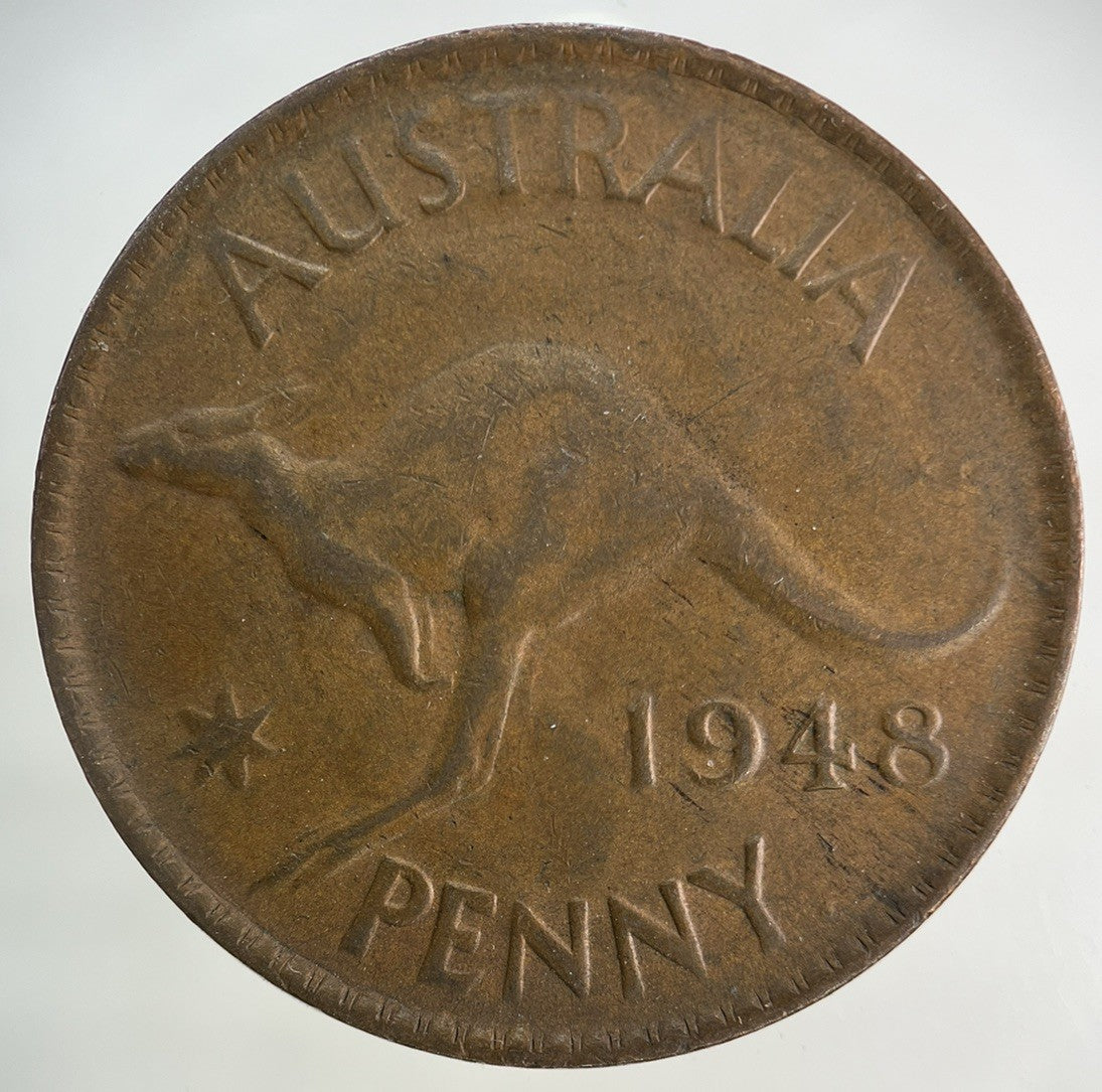 1948 Australia One Penny Coin | Fine Collectable Grade