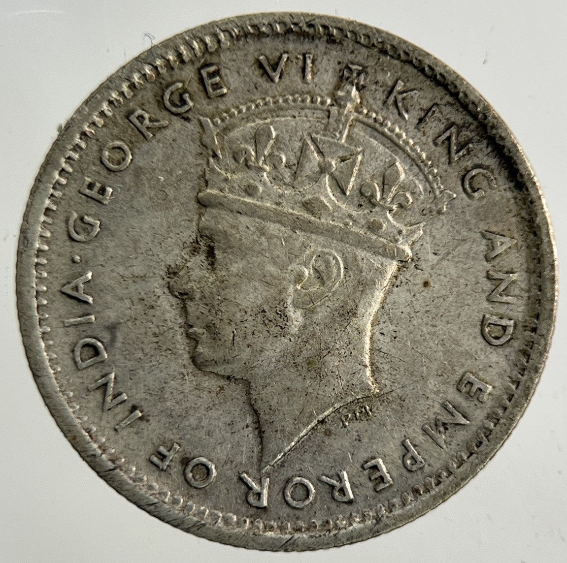 1941 Ceylon 10 Cents Silver Coin | Very High Grade