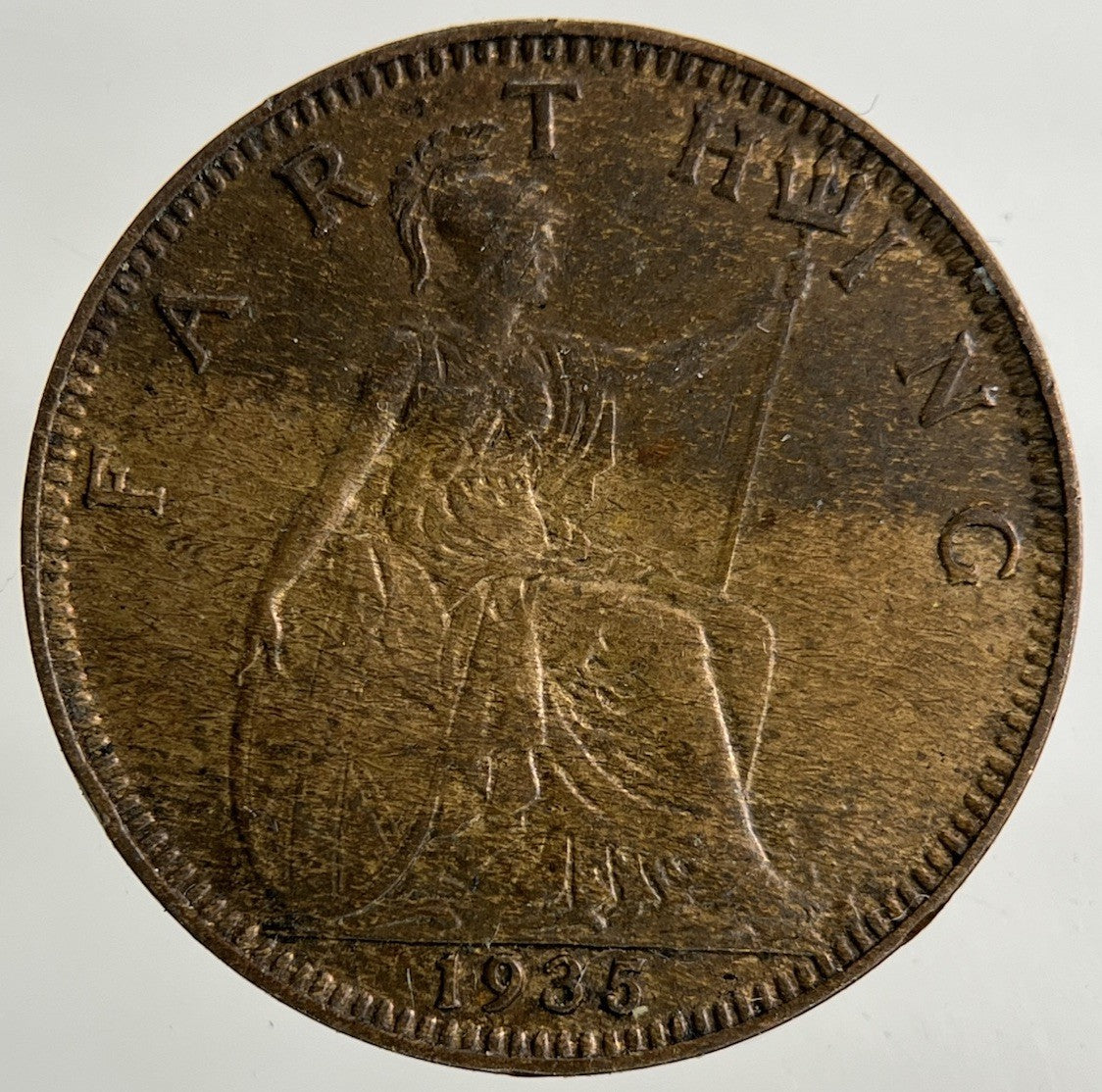 1935 George V Farthing Coin | Fine Collectable Grade
