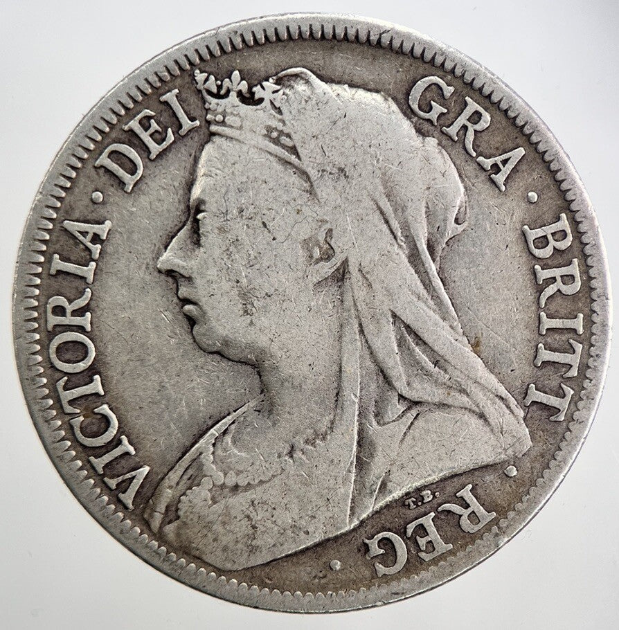 1897 Victoria Half - Crown Silver Coin | Collectable Grade
