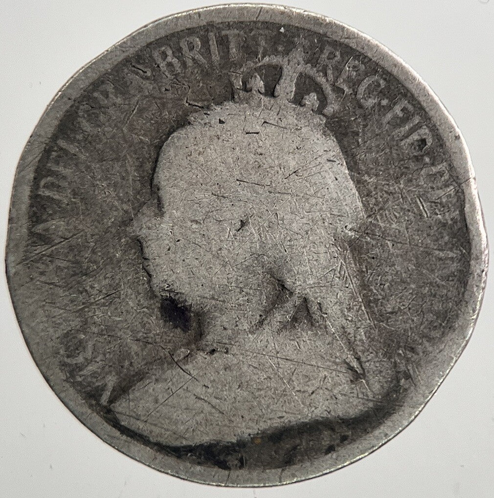 1901 Cyprus Nine 3 Piastres Silver Coin | Collectable Grade | a9333