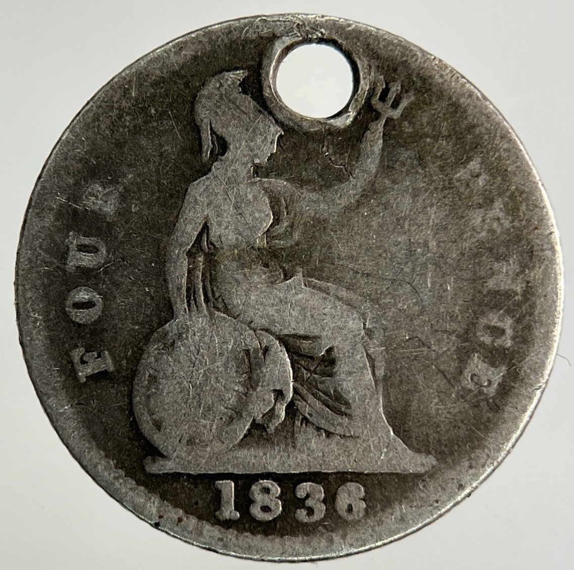 1836 William IV Groat Four - Pence Silver Coin | Collectable Grade
