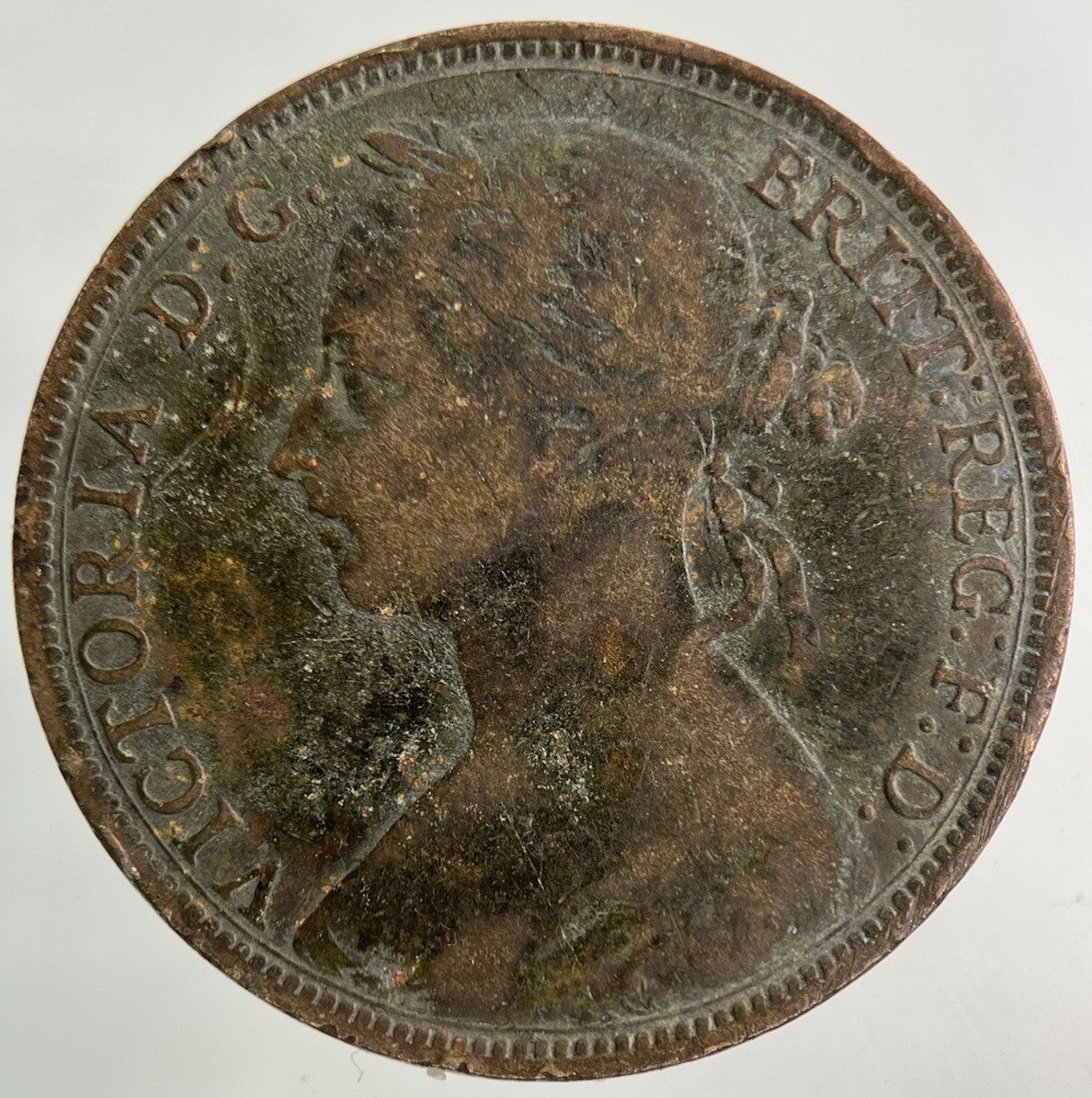 1888 Victoria One Penny Coin | Fine Collectable Grade