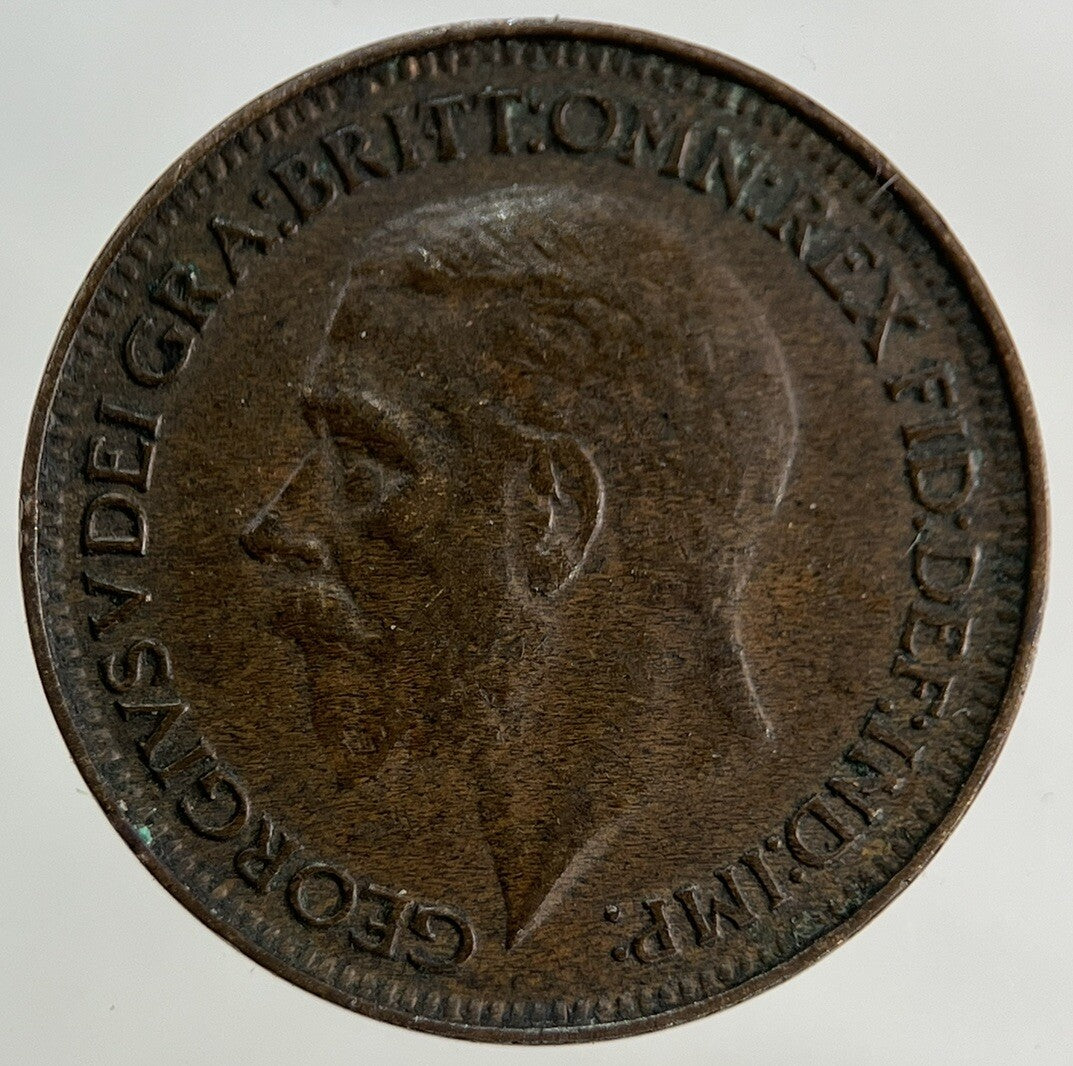 1926 George V Farthing Coin | Very High Grade