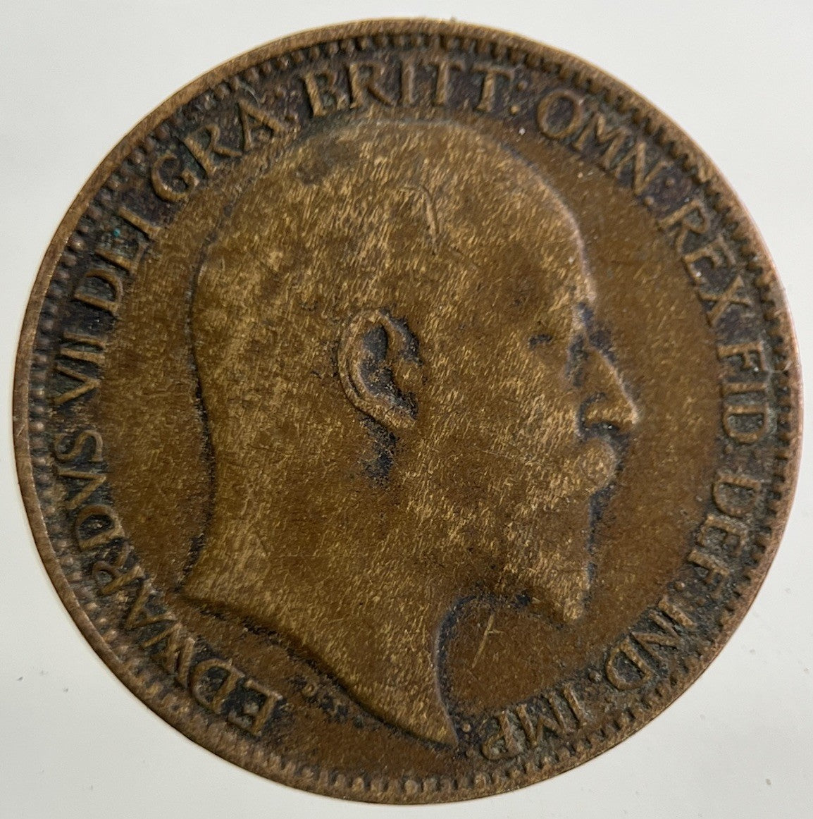 1909 Edward VII Farthing Coin | Collectable Grade