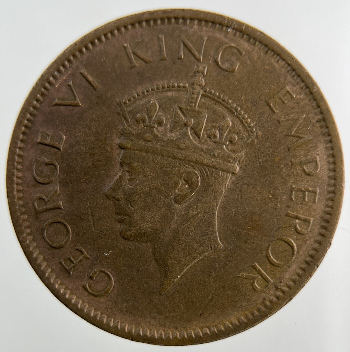 1940 India Quarter 1/4 Anna Coin | Fine Collectable Grade