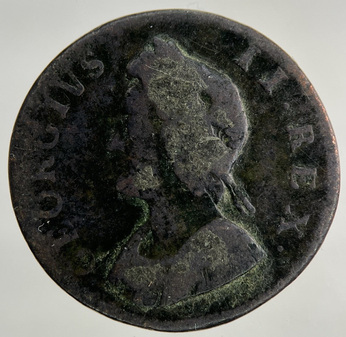 1730 George II 2nd Farthing Coin | Collectable Grade
