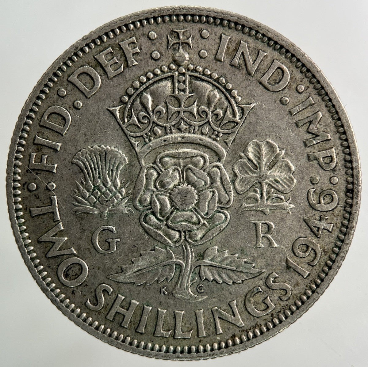 1946 George VI Florin Silver Coin | Fine Collectable Grade