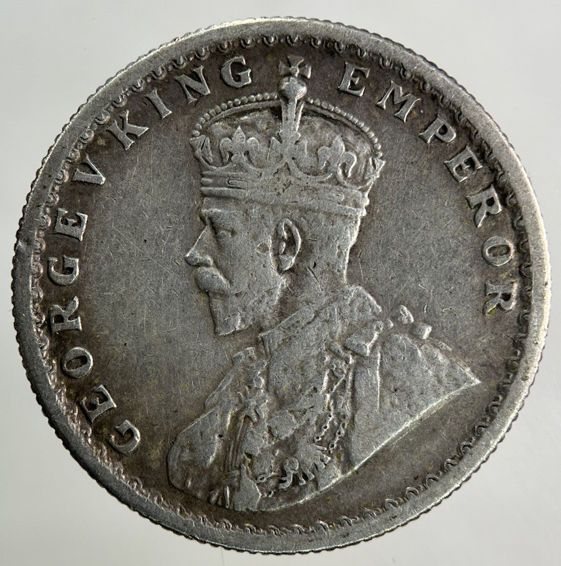 1923 India Half Rupee Silver Coin | Fine Collectable Grade