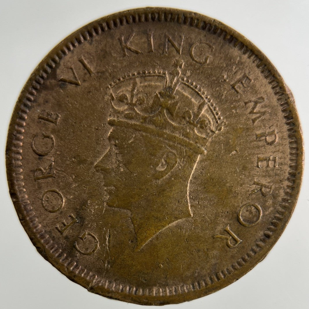1939 India Quarter 1/4 Anna Coin | Collectable Grade