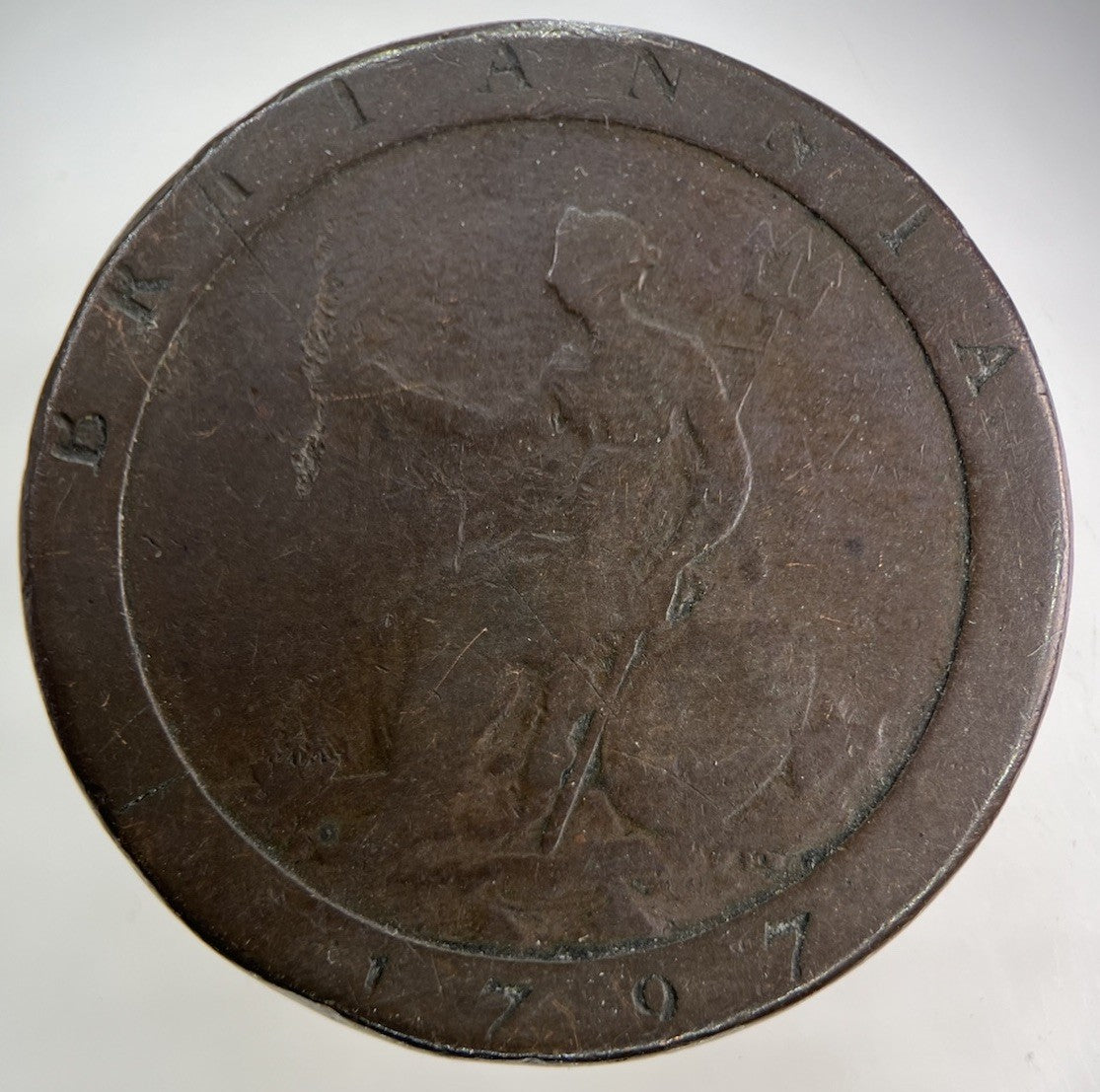 1797 George III 3rd Cartwheel One Penny Coin | Collectable Grade