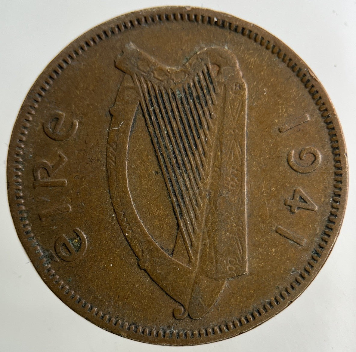 1941 Irish Half - Penny Coin | Fine Collectable Grade