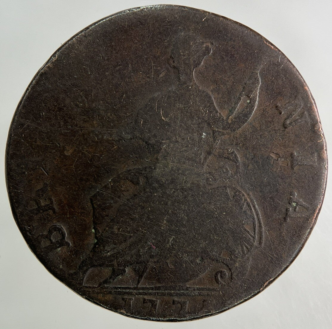 1775 George III 3rd Half - Penny Coin | Fine Collectable Grade