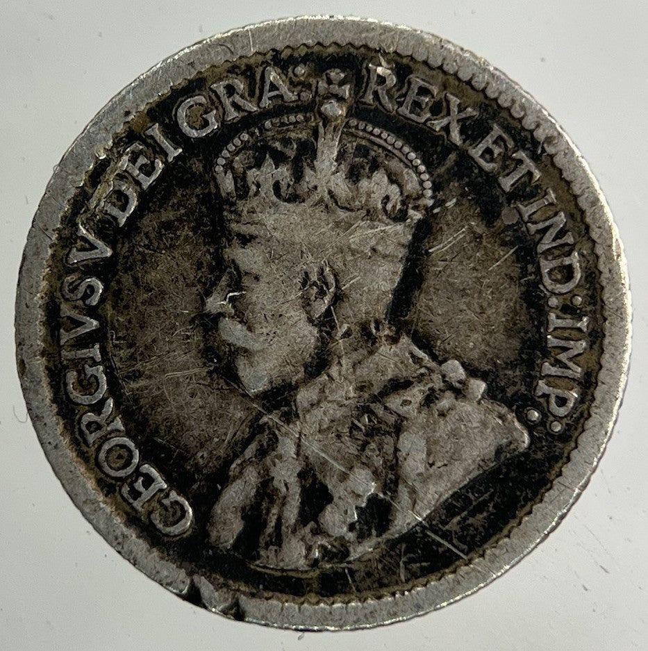 1917 Canada 5 Cents Silver Coin | Fine Collectable Grade