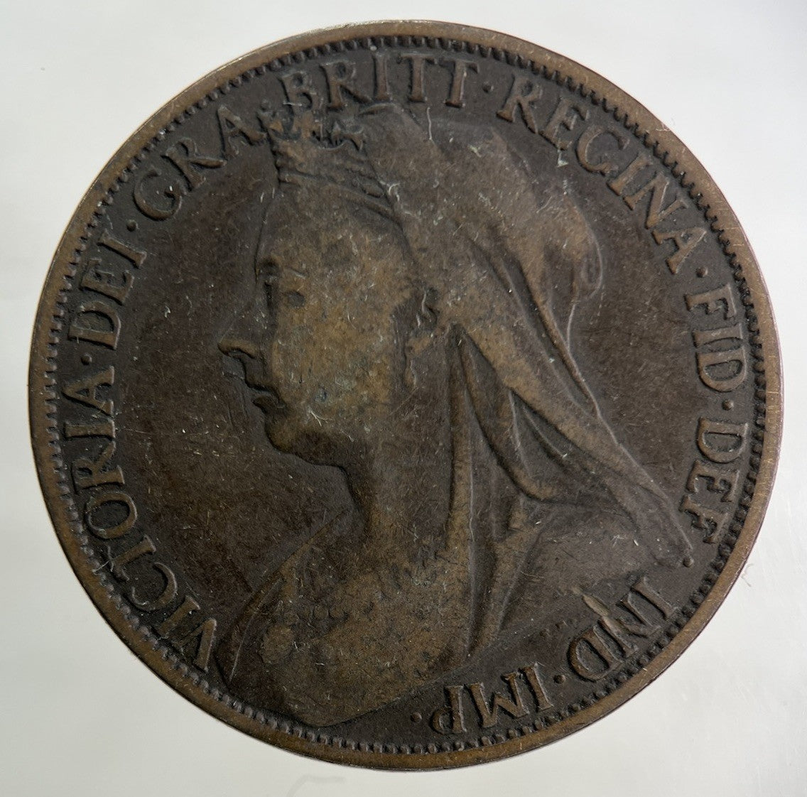 1897 Victoria One Penny Coin | Collectable Grade