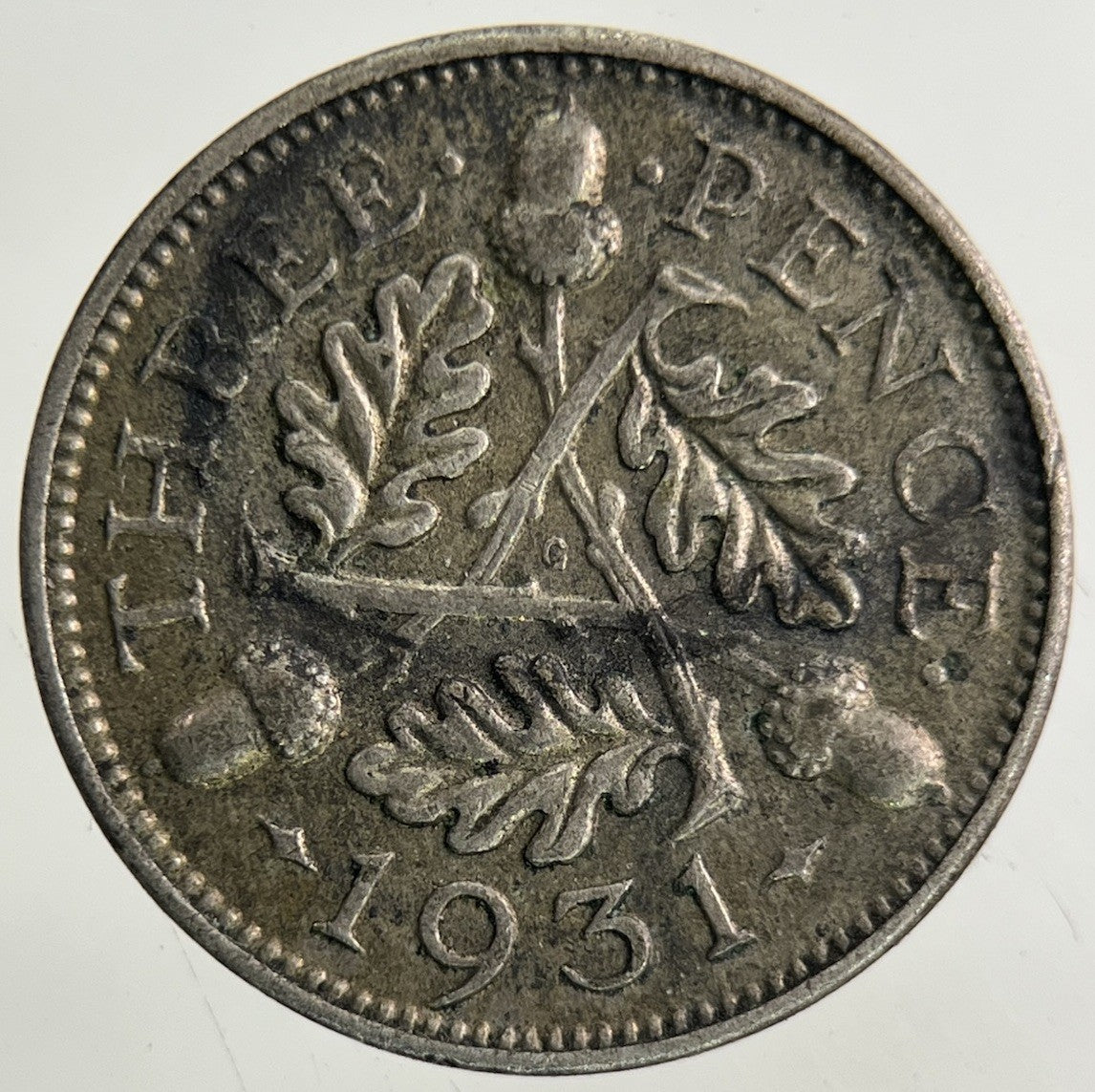 1931 George V Threepence Silver Coin | Collectable Grade