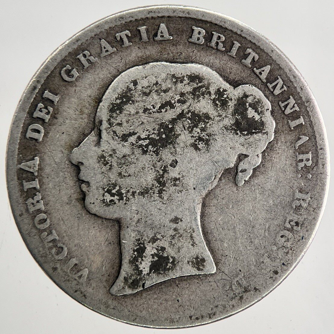 1846 Victoria Shilling Silver Coin | Collectable Grade | a9578