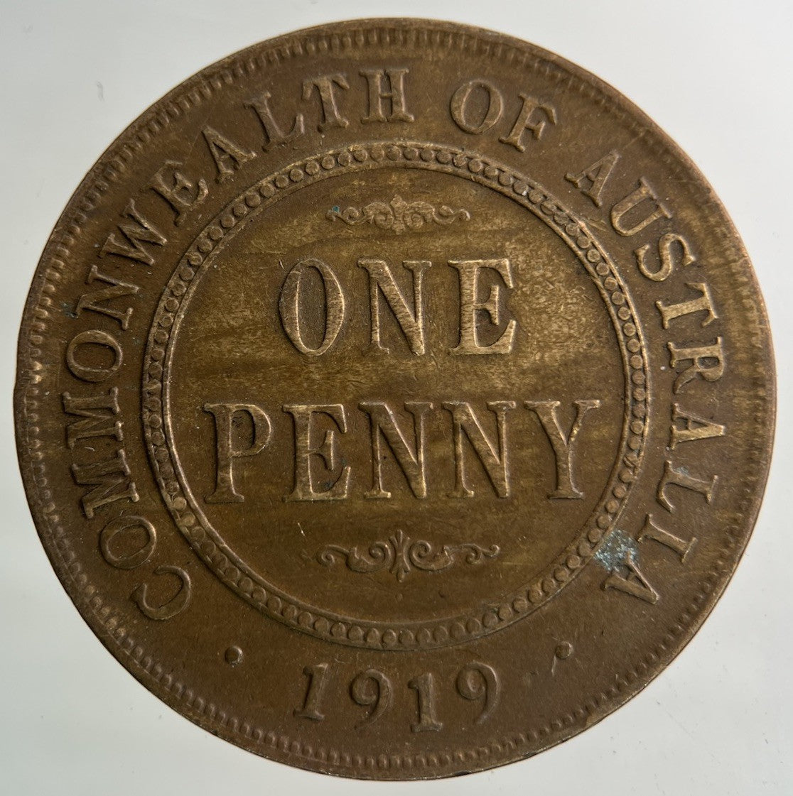 1919 Australia One Penny Coin | Fine Collectable Grade