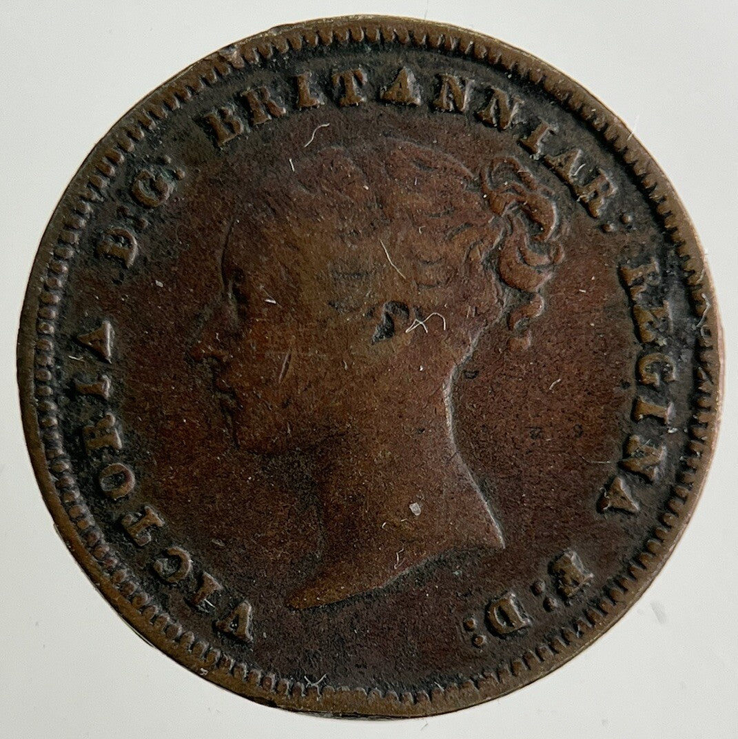 1844 Victoria Half Farthing Coin | Fine Collectable Grade