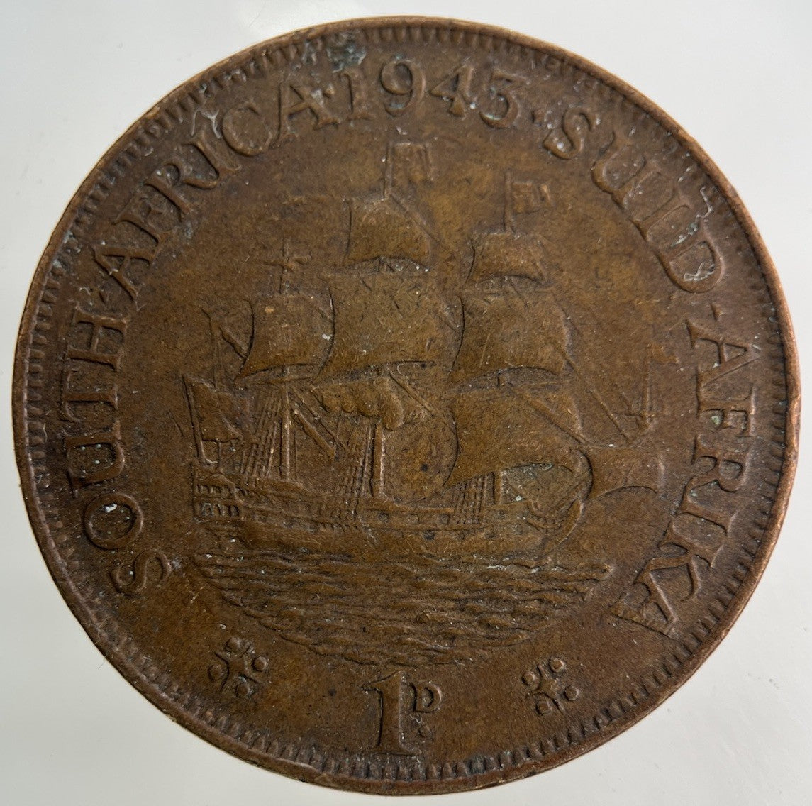 1943 South Africa One Penny Coin | Collectable Grade