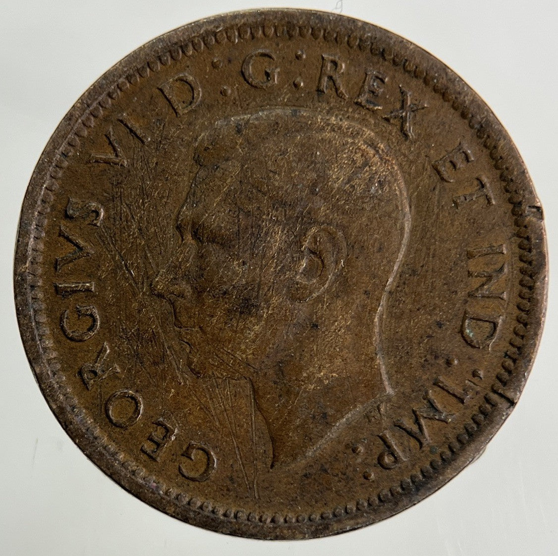 1940 Canada One Cent Coin | Fine Collectable Grade