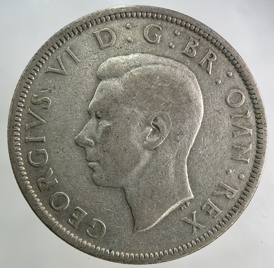 1943 George VI Half - Crown Silver Coin | Fine Collectable Grade