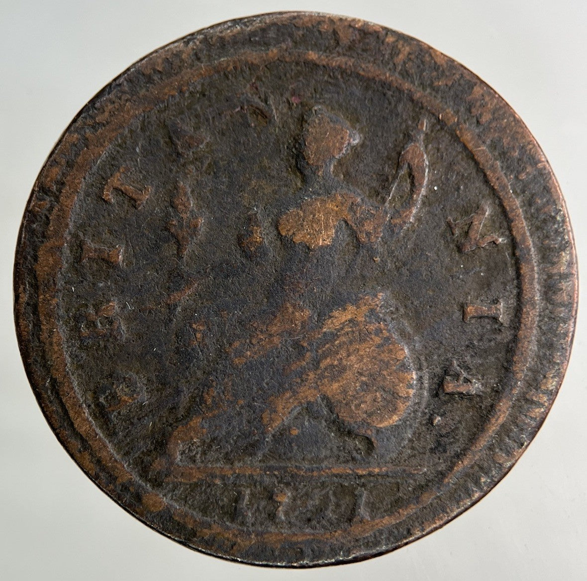 1721 George I 1st Half - Penny Coin | Collectable Grade