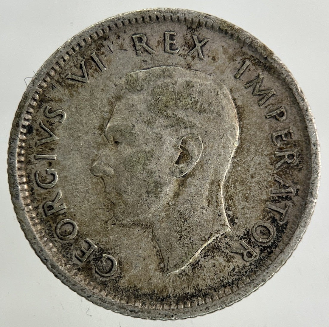 1941 South Africa Sixpence Silver Coin | Fine Collectable Grade