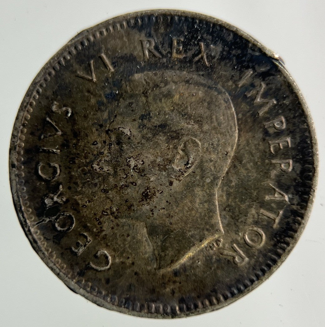 1945 South Africa Threepence Silver Coin | Fine Collectable Grade