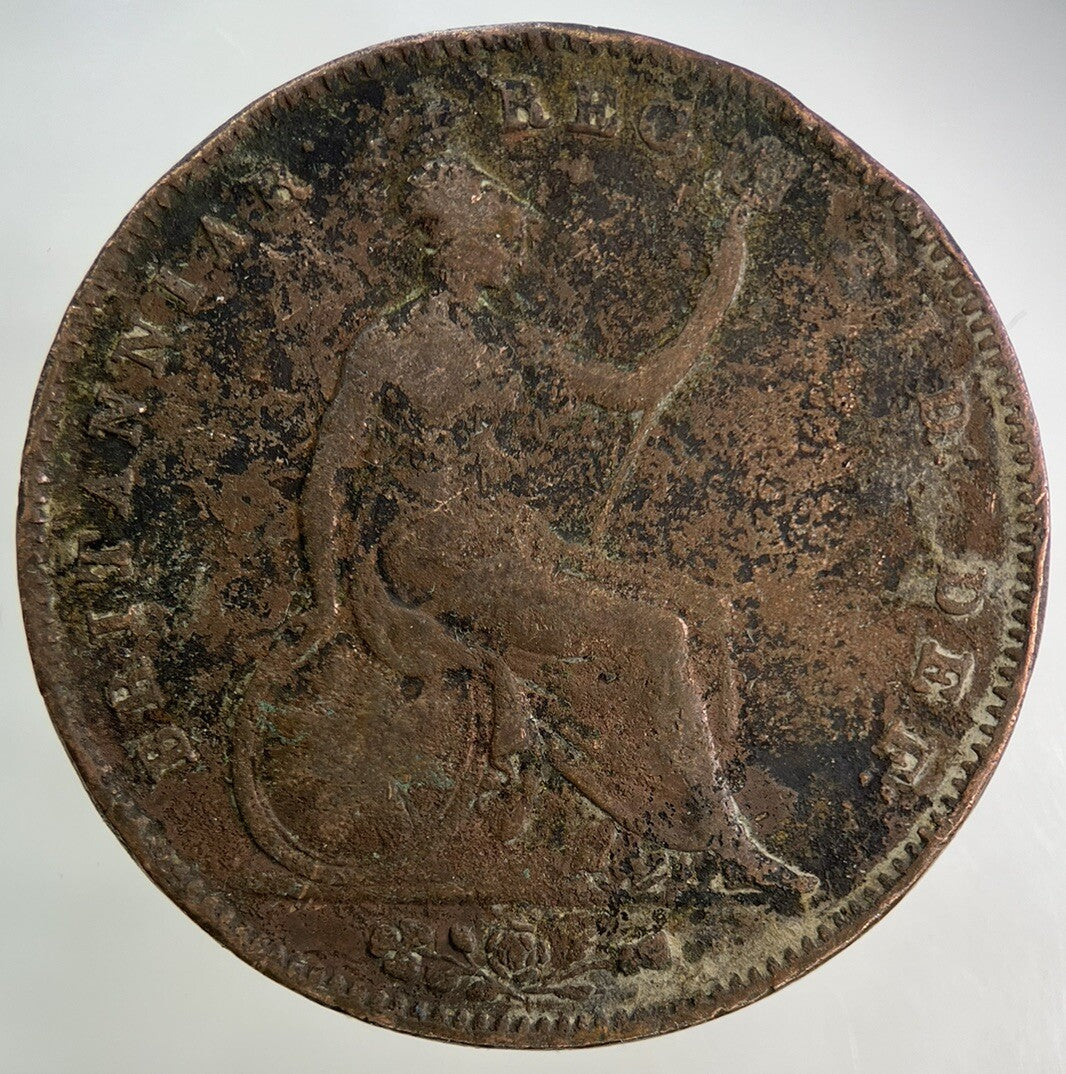 1855 Victoria One Penny Coin | Collectable Grade