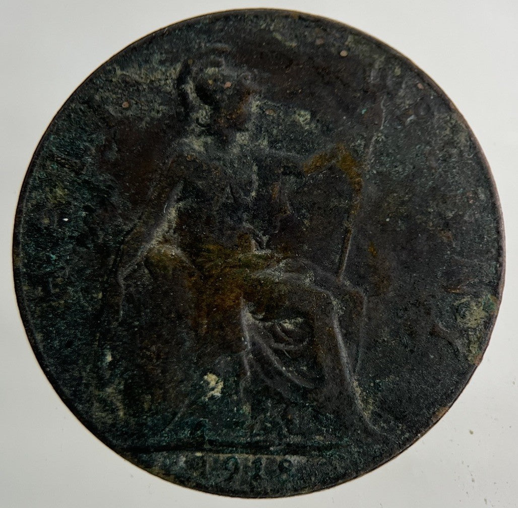 1918 George V Half - Penny Coin | Fair Grade
