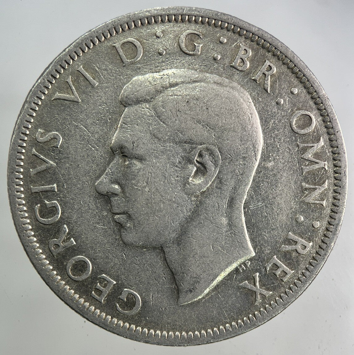 1946 George VI Half - Crown Silver Coin | Fine Collectable Grade