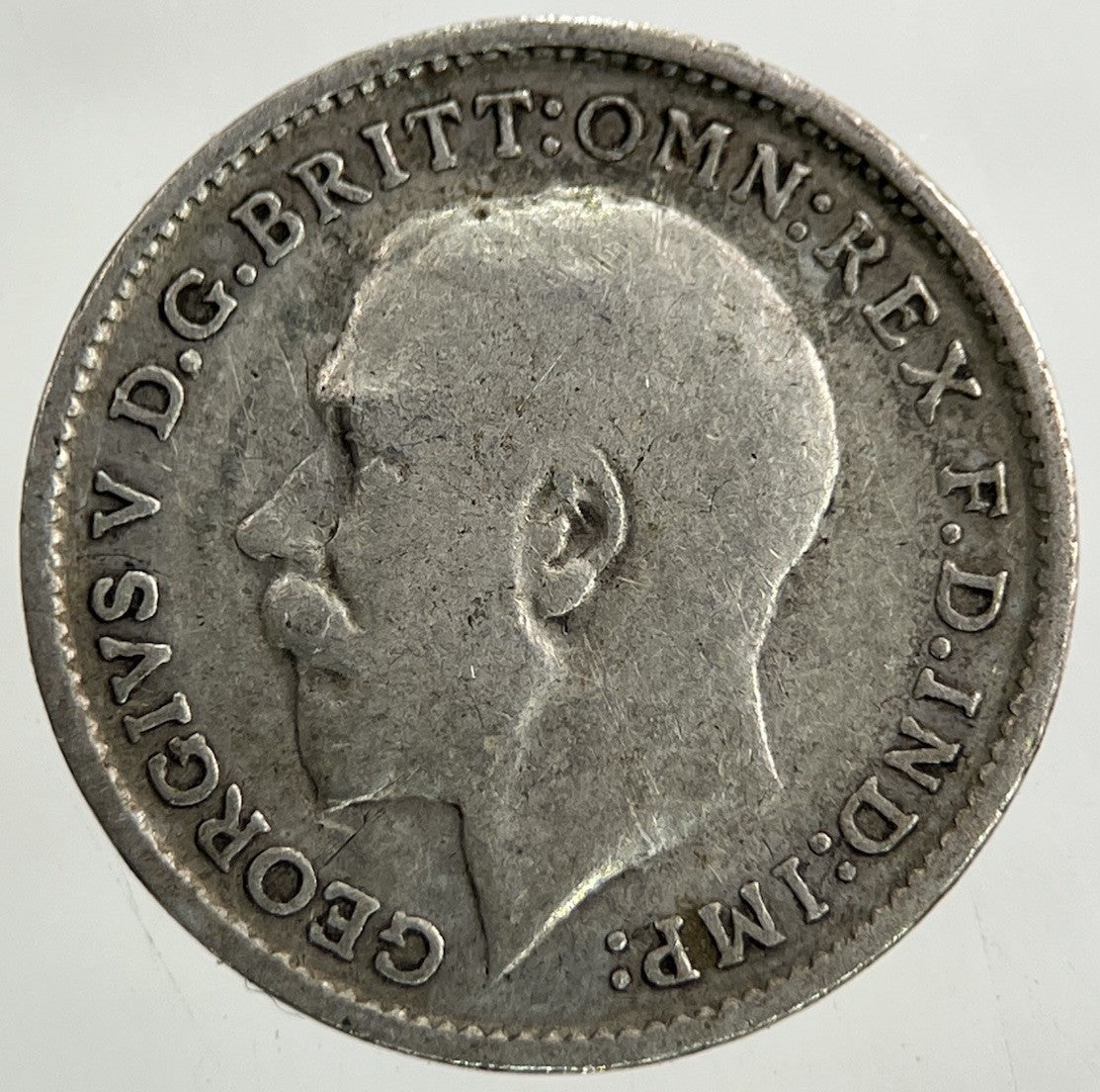 1911 George V Threepence Silver Coin | Fine Collectable Grade