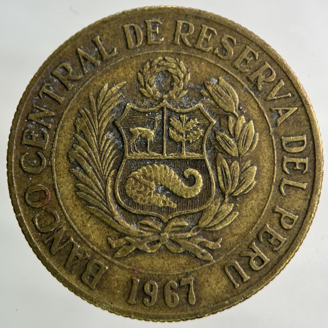 1967 Peru Un 1 Sol Coin | Fine Collectable Grade