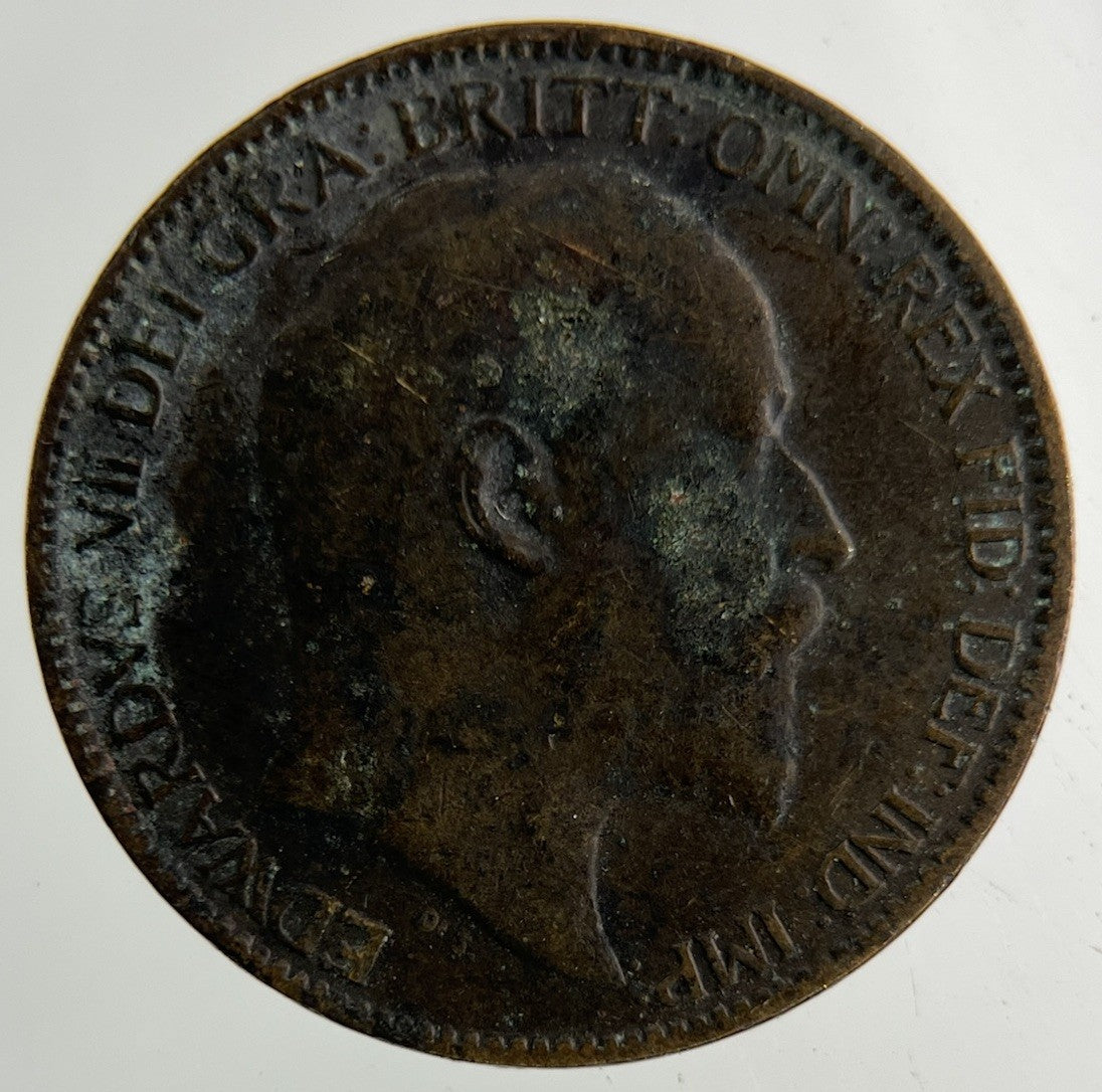 1905 Edward VII Farthing Coin | Fair Grade