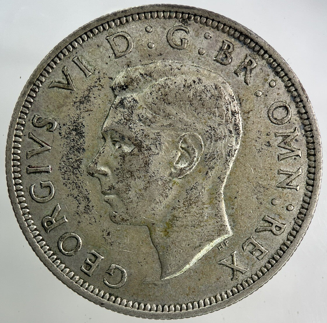 1941 George VI Half - Crown Silver Coin | Fine Collectable Grade