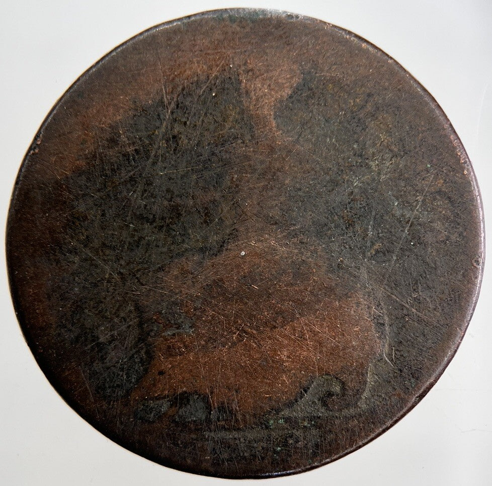George II 2nd Half - Penny Coin | Worn Grade | a1341