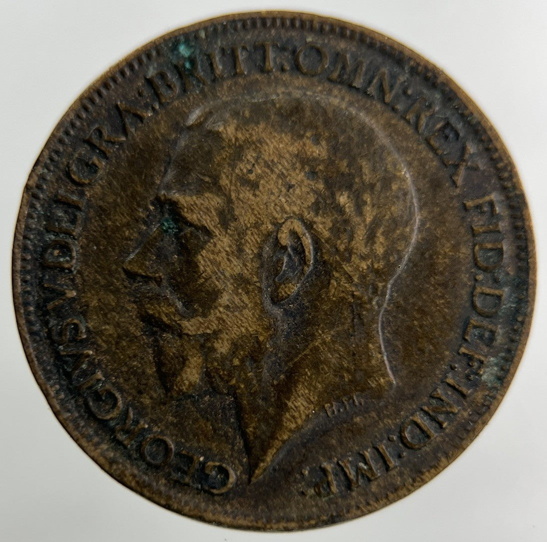 1917 George V Farthing Coin | Collectable Grade