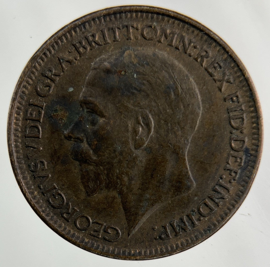 1926 George V Farthing Coin | Fine Collectable Grade