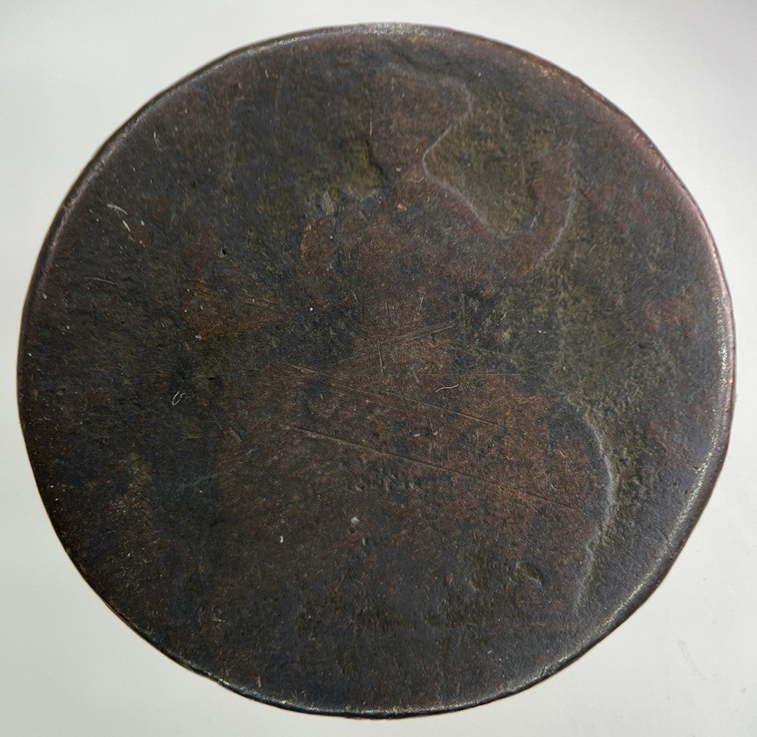 British George II 2nd Half - Penny Coin | Fair Grade