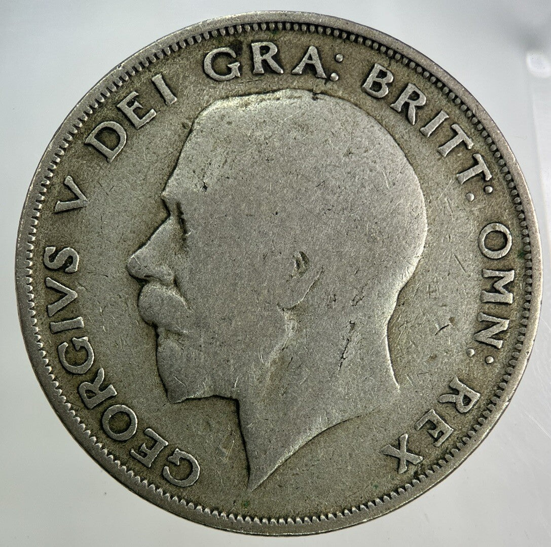 1921 George V Half - Crown Silver Coin | Collectable Grade