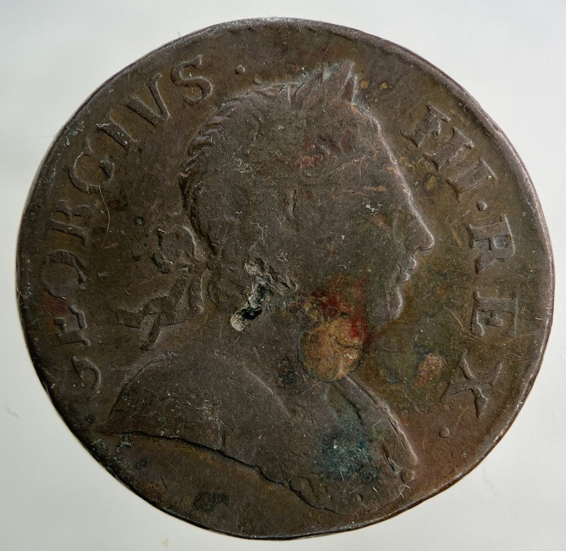 1772 George III 3rd Half - Penny Coin | Collectable Grade