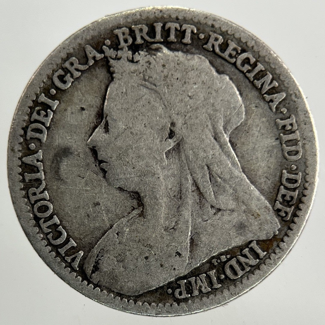 1899 Victoria Threepence Silver Coin | Collectable Grade
