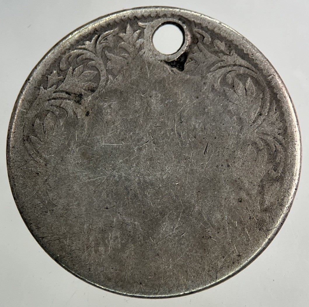 India Half Rupee Silver Coin | Fair Grade