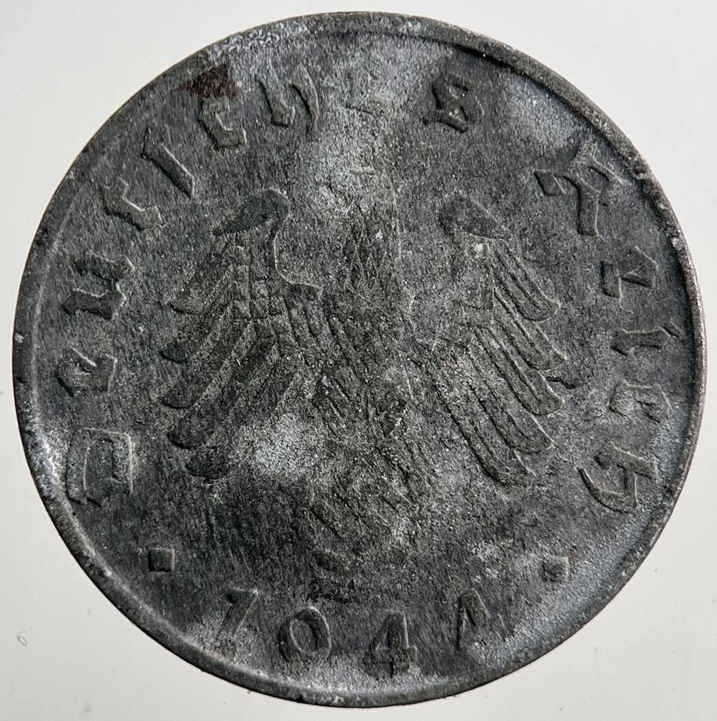 1944 - B Nazi Germany 10 Pfennig Coin | Very High Grade