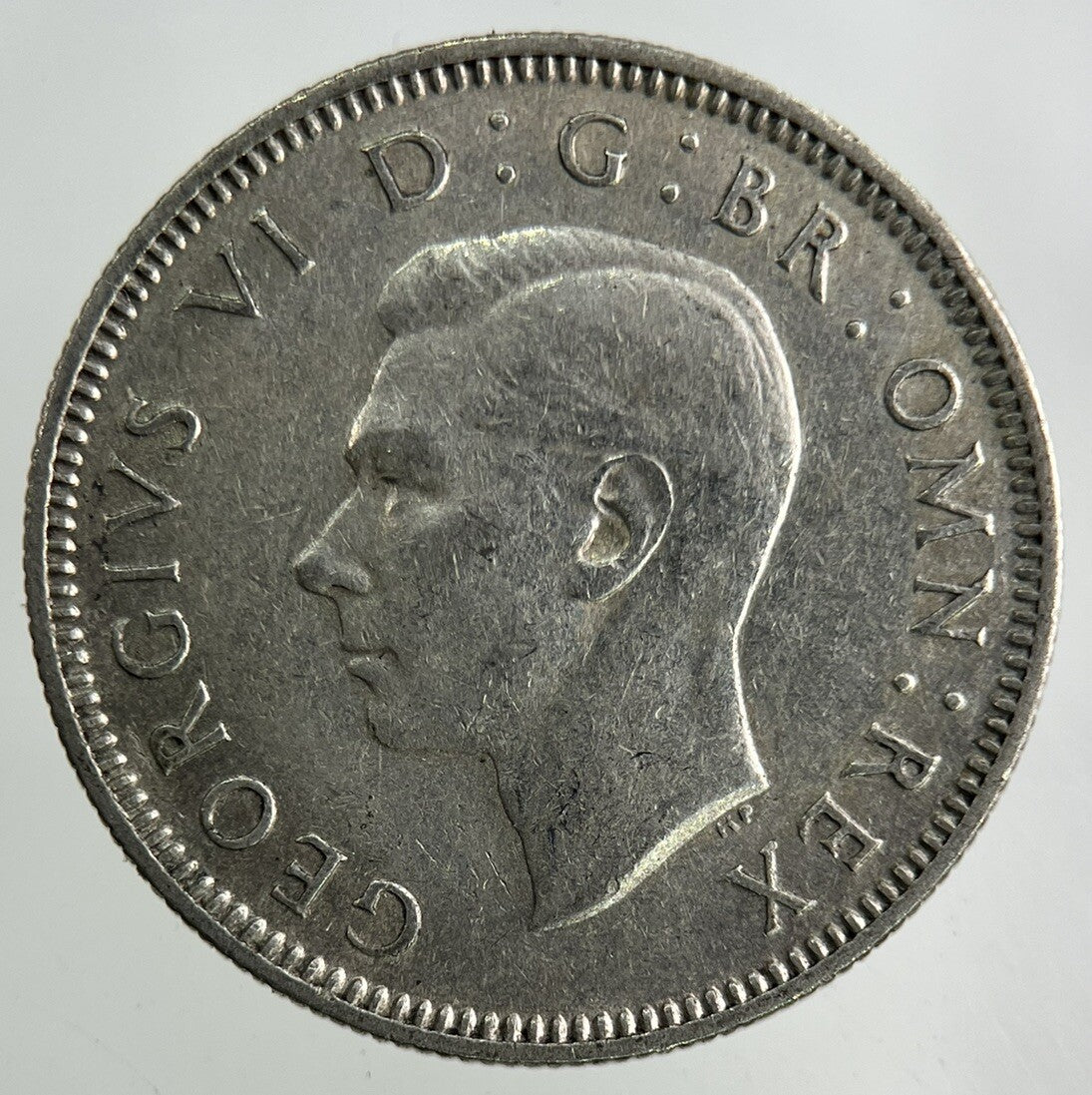 1944 George VI Shilling Silver Coin | Fine Collectable Grade