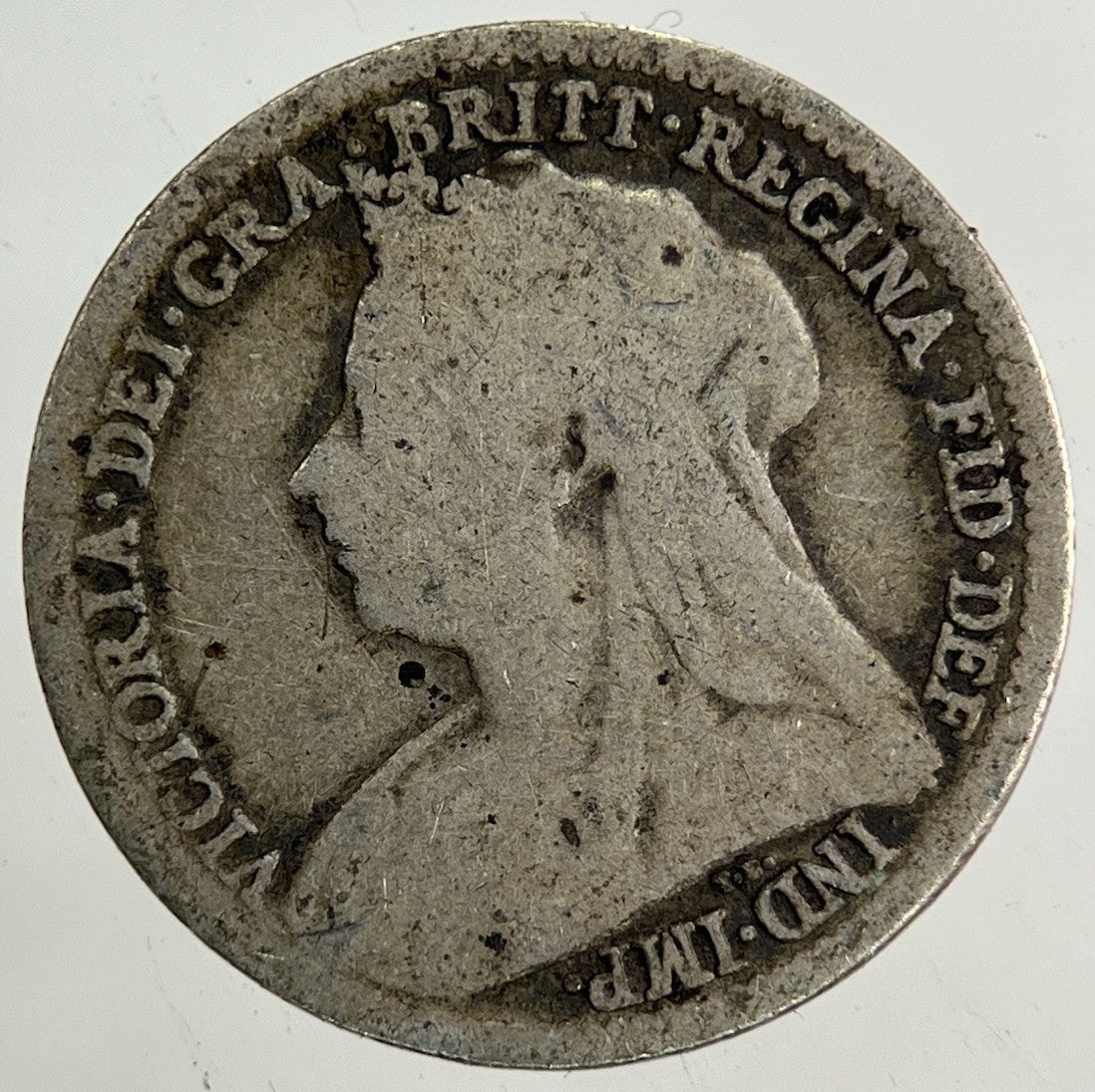 1897 Victoria Threepence Silver Coin | Collectable Grade