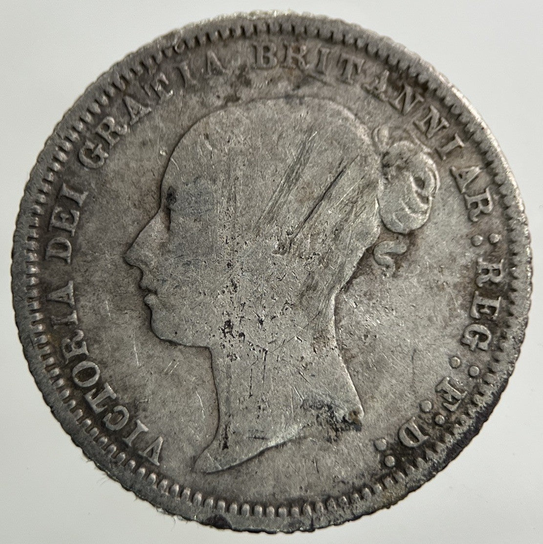1871 Victoria Sixpence Silver Coin | Collectable Grade