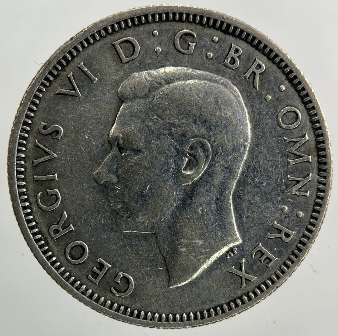 1943 George VI Shilling Silver Coin | Fine Collectable Grade